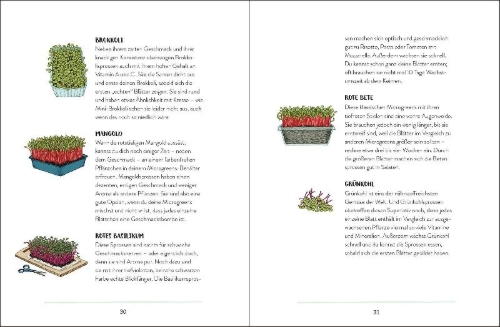 Buchcover und Innenansicht für das Buch: The Windowsill Gardener: 50 Easy-to-Grow Plants to Transform Your Home