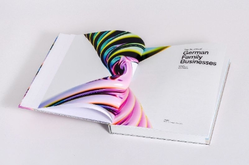 Buchcover und Innenansicht für das Buch: The Secrets of German Family Businesses