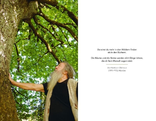 Buchcover und Innenansicht für das Buch: Wir sind Geschöpfe des Waldes
