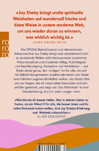 Buchcover und Innenansicht für das Buch: Think Like a Monk