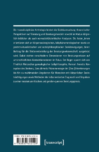 Buchcover und Innenansicht für das Buch: Körper Beratung