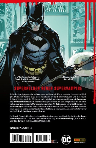 Buchcover und Innenansicht für das Buch: DC vs. Vampire #1-#6