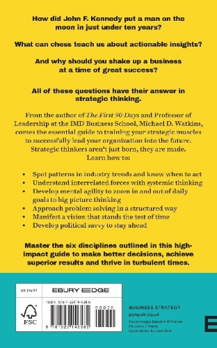 Buchcover und Innenansicht für das Buch: The Six Disciplines of Strategic Thinking