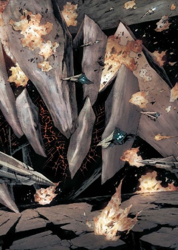 Buchcover und Innenansicht für das Buch: Cixin Liu: Der Dorflehrer (Graphic Novel)