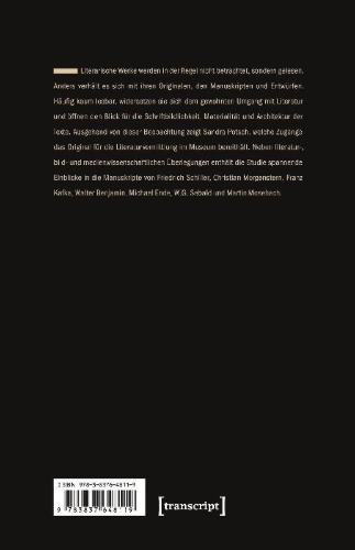 Buchcover und Innenansicht für das Buch: Literatur sehen