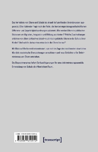Buchcover und Innenansicht für das Buch: Eltern - Schule - Migrationsgesellschaft