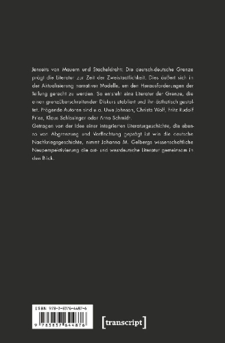 Buchcover und Innenansicht für das Buch: Poetik und Politik der Grenze