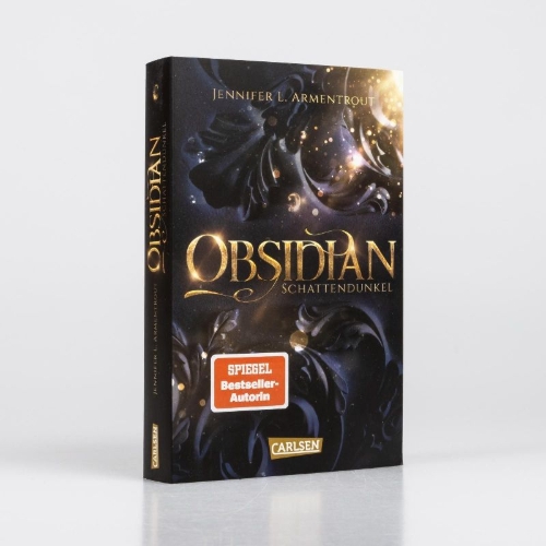 Buchcover und Innenansicht für das Buch: Obsidian 1: Obsidian. Schattendunkel