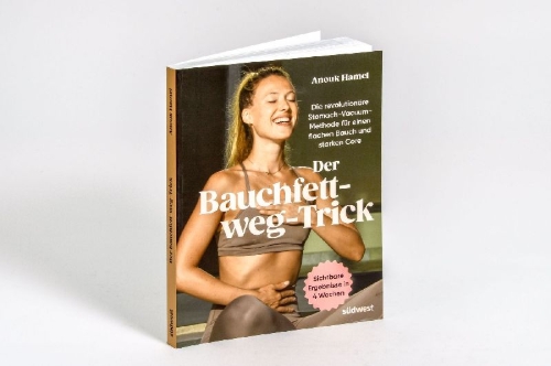 Buchcover und Innenansicht für das Buch: Stomach vacuum, le secret d'un ventre au top !