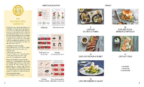 Buchcover und Innenansicht für das Buch: Weber's Feierabend-Grillen