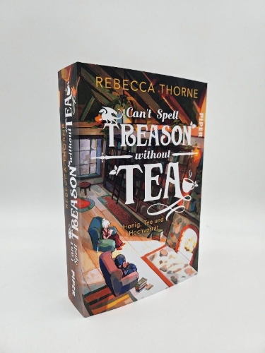 Buchcover und Innenansicht für das Buch: Can't Spell Treason Without Tea