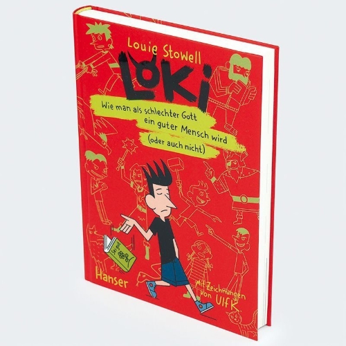 Buchcover und Innenansicht für das Buch: Loki: A Bad God's Guide to Being Good