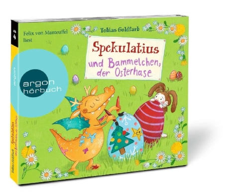 Buchcover und Innenansicht für das Buch: Spekulatius und Bammelchen, der Osterhase