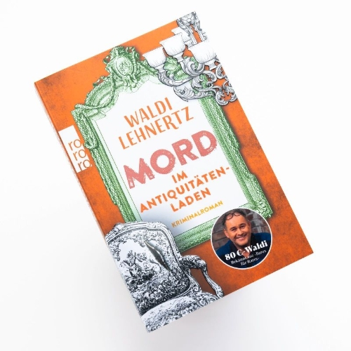 Buchcover und Innenansicht für das Buch: Mord im Antiquitätenladen