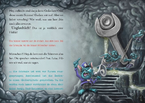 Buchcover und Innenansicht für das Buch: Das kleine Böse Buch 7