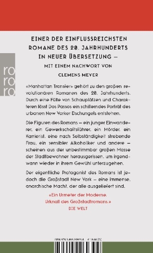 Buchcover und Innenansicht für das Buch: Manhattan Transfer