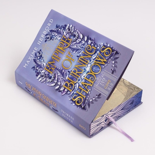 Buchcover und Innenansicht für das Buch: Empire of Burning Shadows (Magical Fate 1)