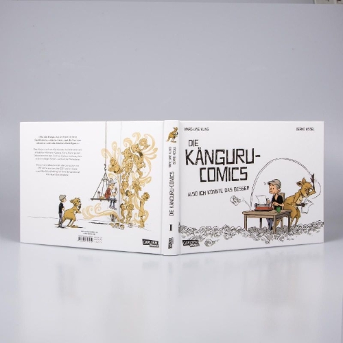 Buchcover und Innenansicht für das Buch: Die Känguru-Comics 1: Also ICH könnte das besser