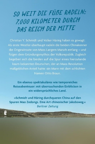 Buchcover und Innenansicht für das Buch: Der lange Fahrrad-Marsch