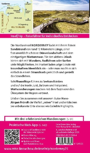 Buchcover und Innenansicht für das Buch: Reise Know-How InselTrip Norderney