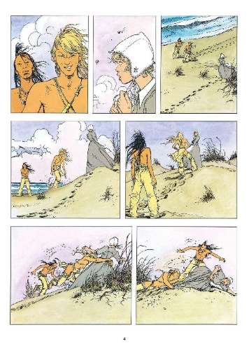 Buchcover und Innenansicht für das Buch: Un été indien