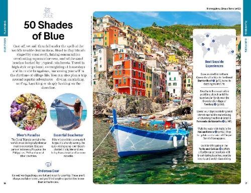 Buchcover und Innenansicht für das Buch: Lonely Planet The World