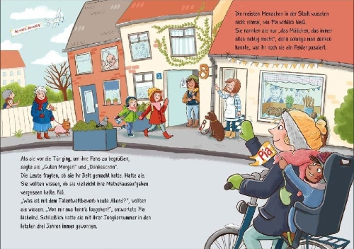 Buchcover und Innenansicht für das Buch: The Girl who never made mistakes
