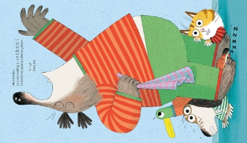 Buchcover und Innenansicht für das Buch: The Quickest Bedtimestory Ever