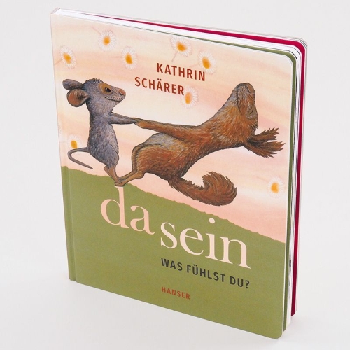 Buchcover und Innenansicht für das Buch: Da sein