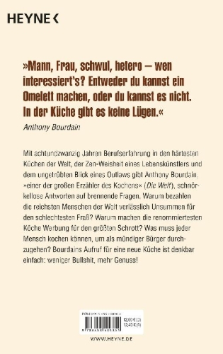 Buchcover und Innenansicht für das Buch: Medium Raw. A Bloody Valentine to the World of Food and the People Who Cook