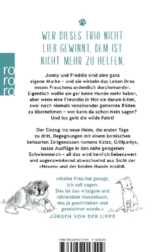 Buchcover und Innenansicht für das Buch: Zwei Fellnasen ziehen um