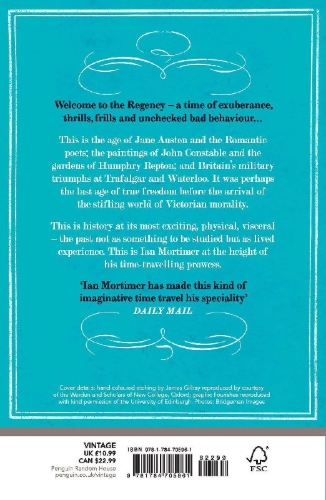 Buchcover und Innenansicht für das Buch: The Time Traveller's Guide to Regency Britain