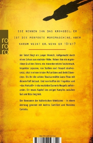 Buchcover und Innenansicht für das Buch: Das Krokodil: Lojacono ermittelt in Neapel