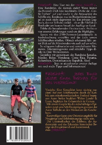 Buchcover und Innenansicht für das Buch: Fabelhafte Kreuzfahrt mit Mein Schiff