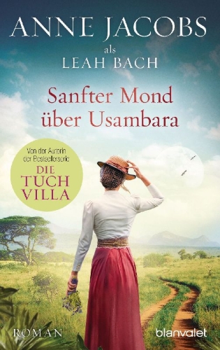 Buchcover und Innenansicht für das Buch: Sanfter Mond über Usambara