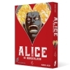 Buchcover und Innenansicht für das Buch: Imawa no Kuni no Alice