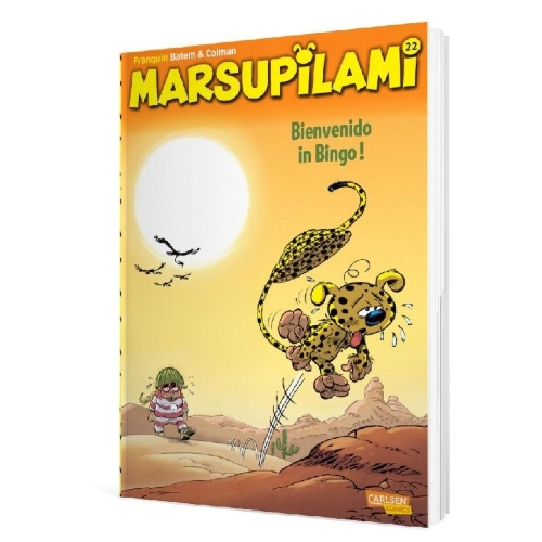 Buchcover und Innenansicht für das Buch: Marsupilami 32 - Bienvenido a Bingo!