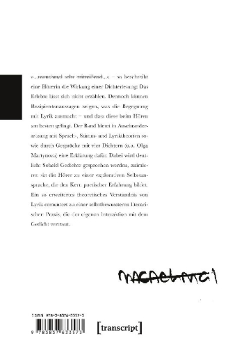 Buchcover und Innenansicht für das Buch: 'manchmal sehr mitreißend'