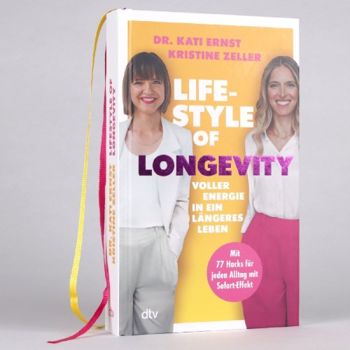 Buchcover und Innenansicht für das Buch: Lifestyle of Longevity