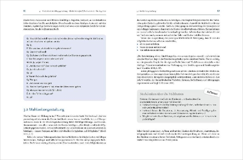 Buchcover und Innenansicht für das Buch: Kindorientierung in der pädagogischen Praxis