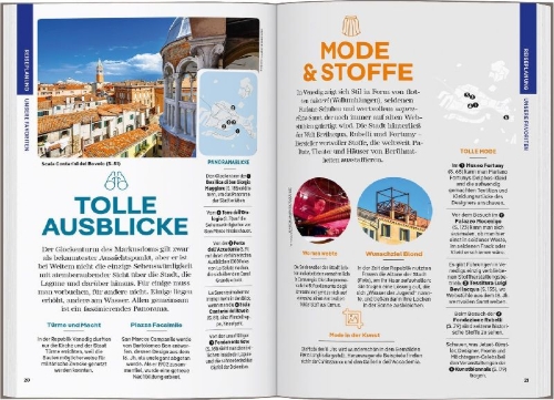 Buchcover und Innenansicht für das Buch: LONELY PLANET Reiseführer Venedig & Venetien