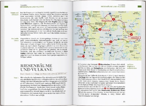 Buchcover und Innenansicht für das Buch: Baedeker Reiseführer Kalifornien