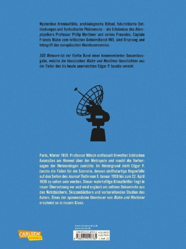 Buchcover und Innenansicht für das Buch: S.O.S. Météores