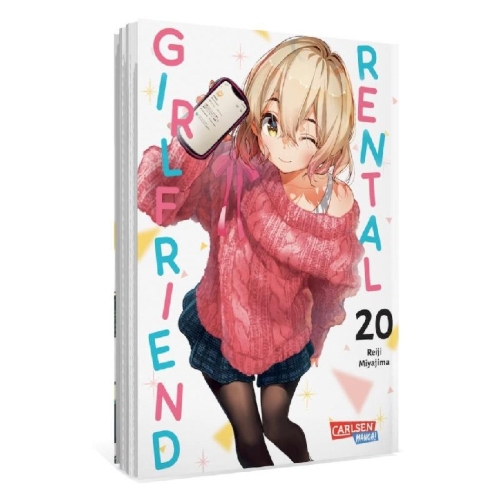 Buchcover und Innenansicht für das Buch: Kanojo, okarishimasu