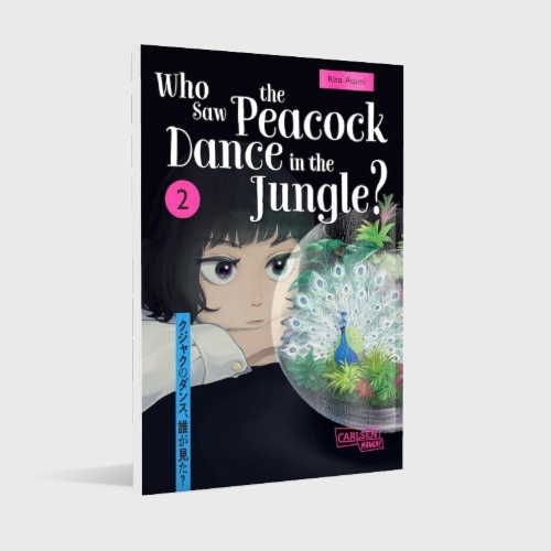 Buchcover und Innenansicht für das Buch: Kujaku no Dance, Dare ga Mita?