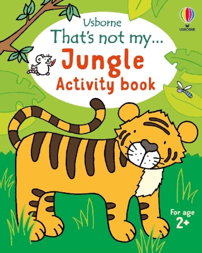 Buchcover und Innenansicht für das Buch: That's not my... Jungle Activity Book