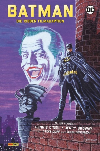 Buchcover und Innenansicht für das Buch: Batman: The 1989 Movie Adaption Deluxe Edition