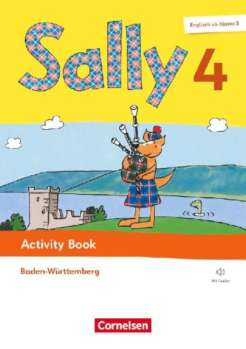 Buchcover und Innenansicht für das Buch: Sally 4. Schuljahr - Englisch ab Klasse 3 - Ausgabe Baden-Württemberg 2025 - Activity Book