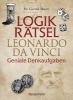 Buchcover und Innenansicht für das Buch: Logikrätsel - Leonardo da Vinci  - Geniale Denkaufgaben - inspiriert vom Meister der Renaissance
