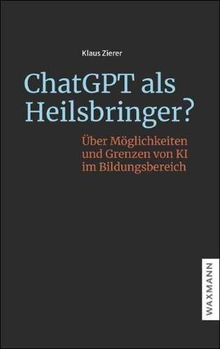 Buchcover und Innenansicht für das Buch: ChatGPT als Heilsbringer?